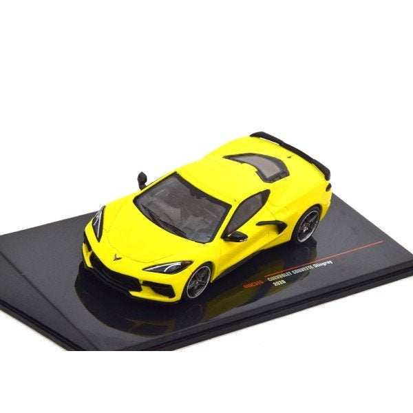 Chevrolet Corvette Sting Ray 2020 Geel Model 1/43 Ixo Models, Overige merken, Ixo Models, Auto, Ixo Models