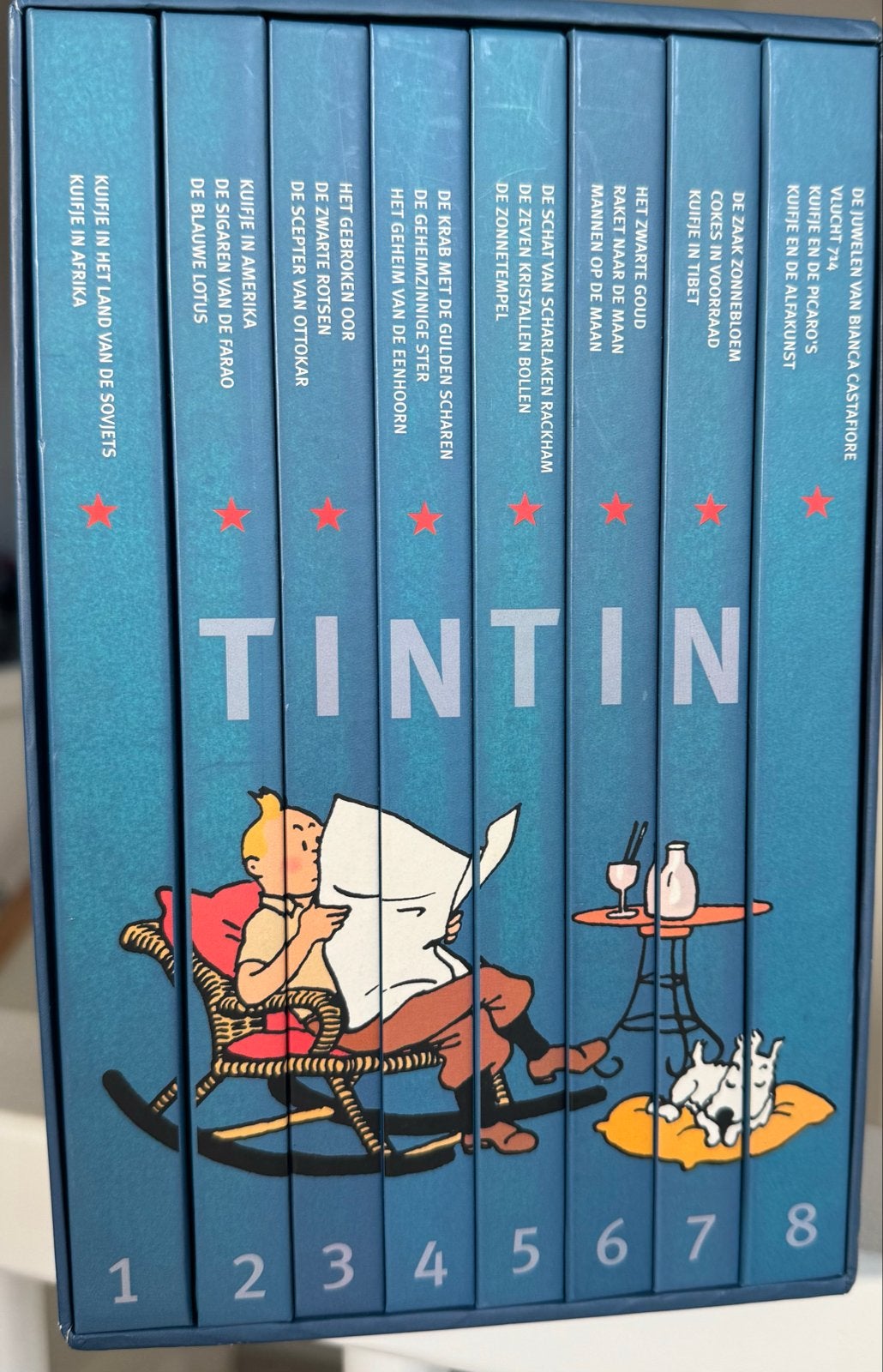 De Avonturen van Kuifje - Complete Collectie (8 Bundels), Boeken, Complete serie of reeks, Ophalen of Verzenden, Zo goed als nieuw