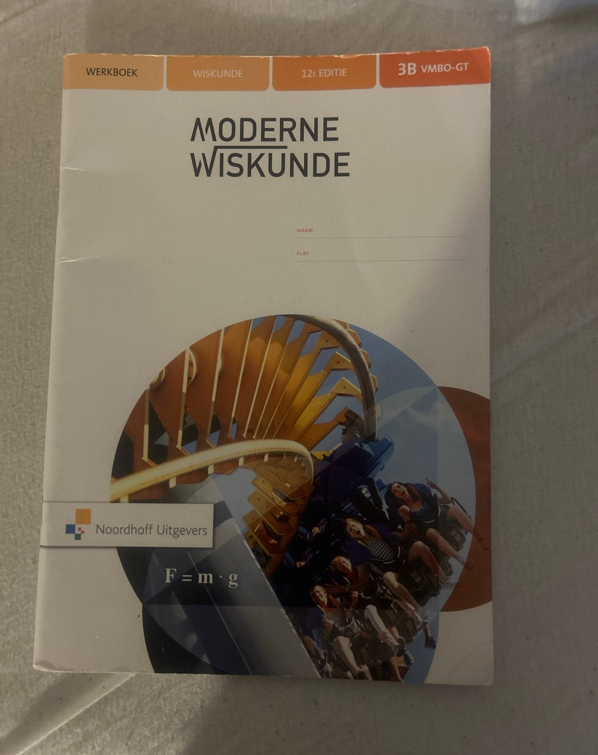 Moderne Wiskunde Werkboek 3B VMBO-GT - Noordhoff, Ophalen of Verzenden, Nieuw, VMBO, Wiskunde B