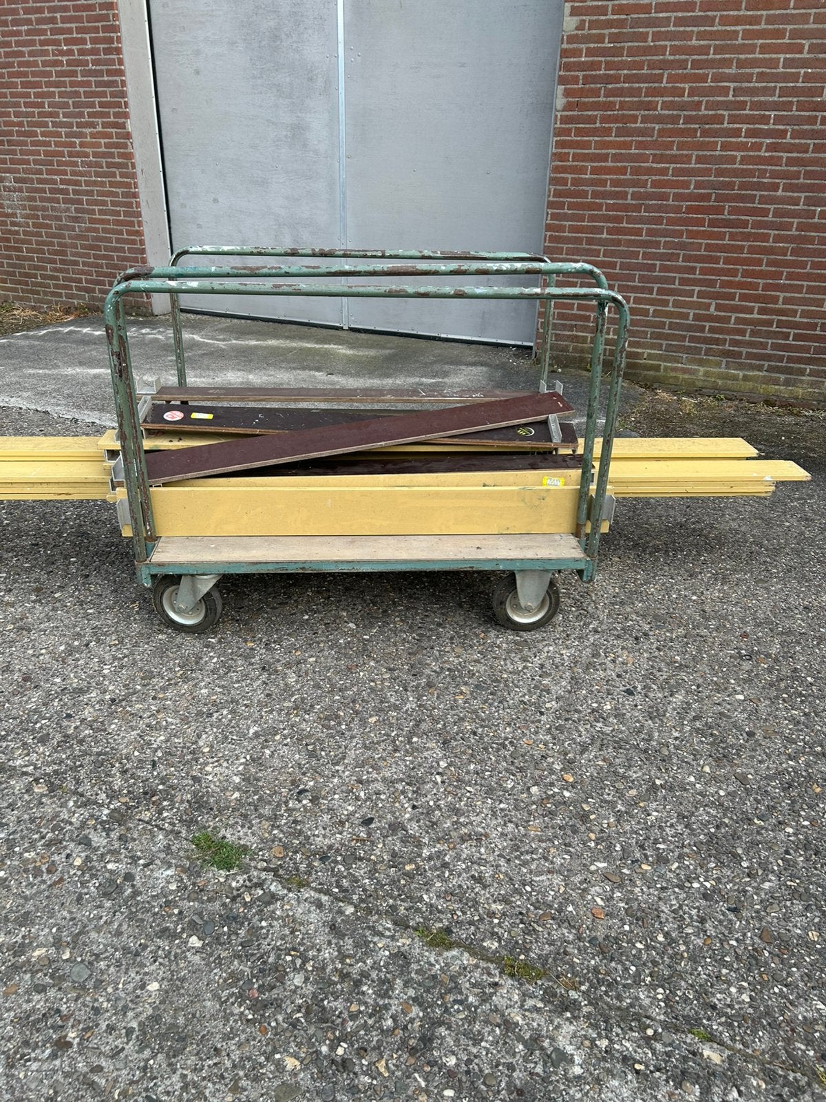 Platenkar, Ophalen, Zo goed als nieuw, Transportkar