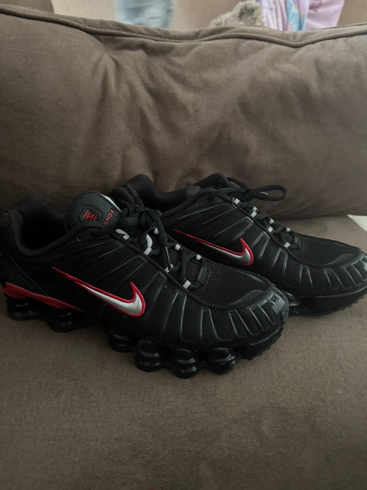 Zgan nike shox maat 43, Ophalen, Zwart, Sneakers of Gympen, Zo goed als nieuw