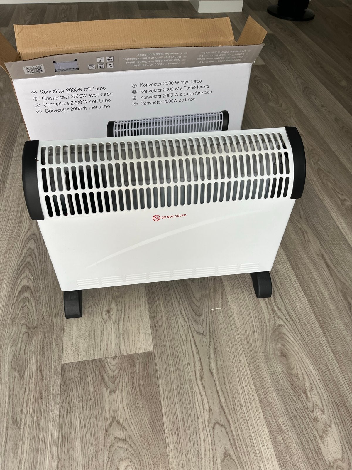 Convector kachel 2000W met turbo functie, Ophalen, Zo goed als nieuw, 800 watt of meer, Kachel