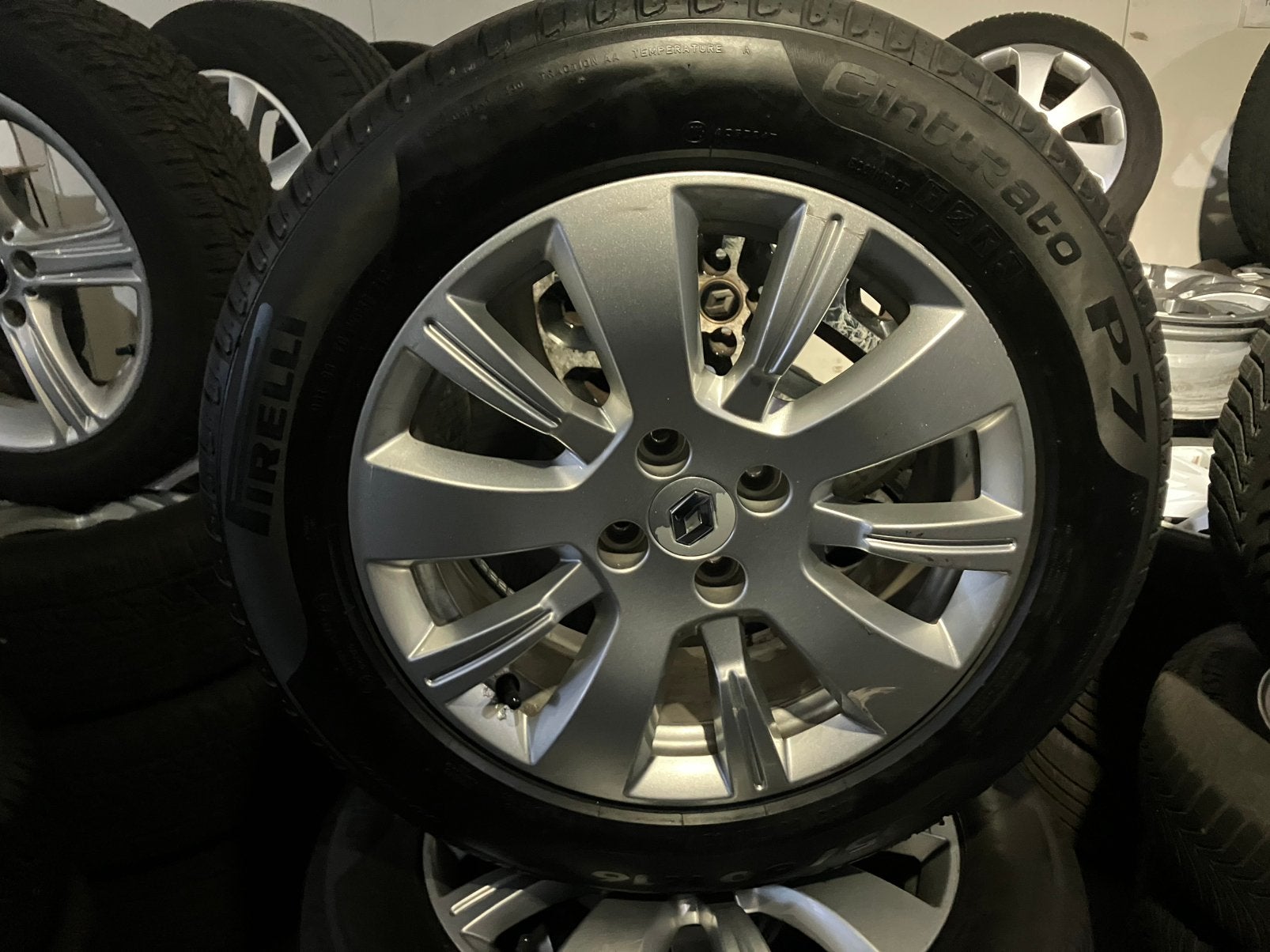 16" originele Renault velgen met zomerbanden 4x100, Auto-onderdelen, Banden en Velgen, Gebruikt, Velg(en), 16 inch, Personenwagen
