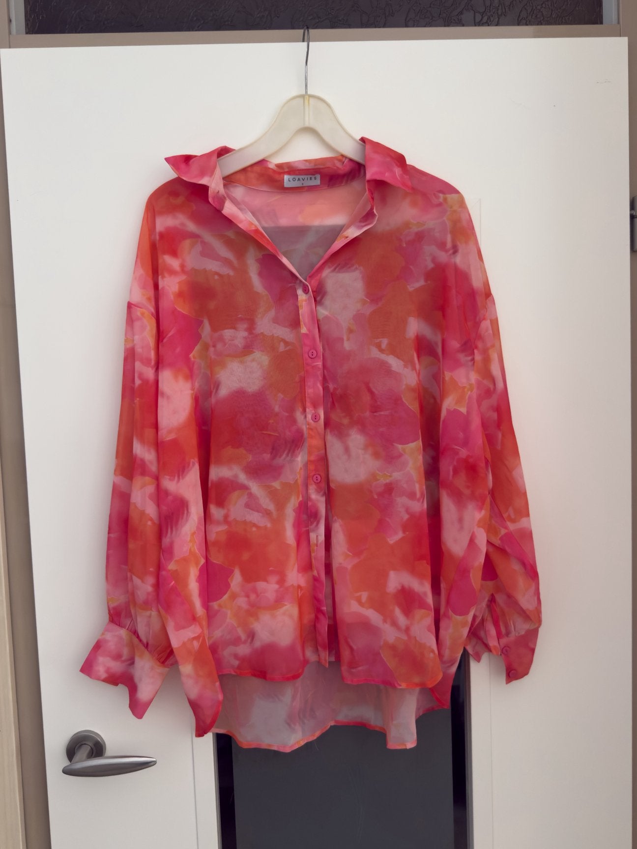 Gekleurde blouse Loavies maat S, Ophalen of Verzenden, Zo goed als nieuw, Maat 36 (S), Meerkleurig