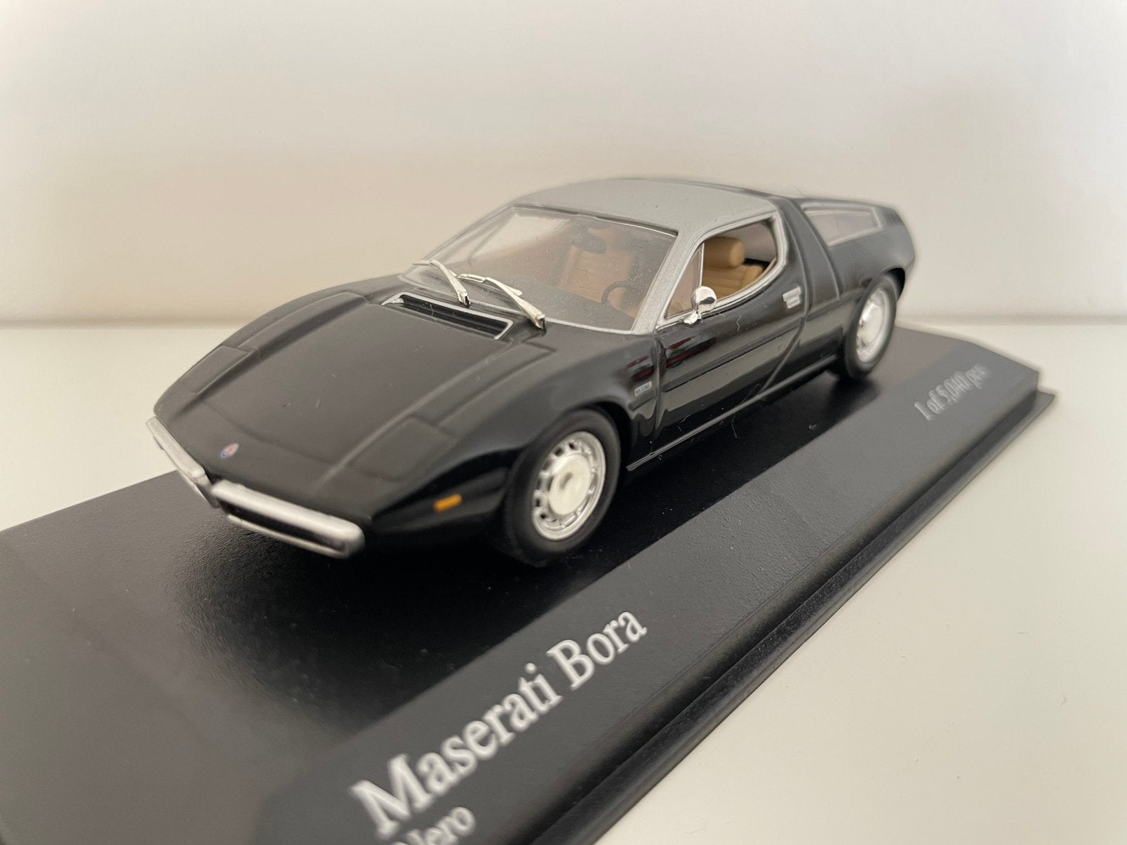 Minichamps Maserati Bora, Ophalen of Verzenden, Zo goed als nieuw, Auto, MiniChamps