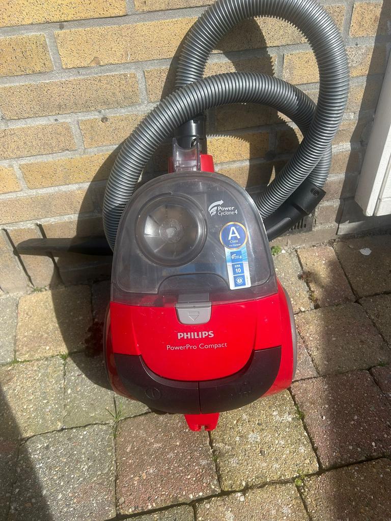 Philips PowerPro Compact stofzuiger, Witgoed en Apparatuur, Stofzuigers, Ophalen of Verzenden, Gebruikt, Reservoir