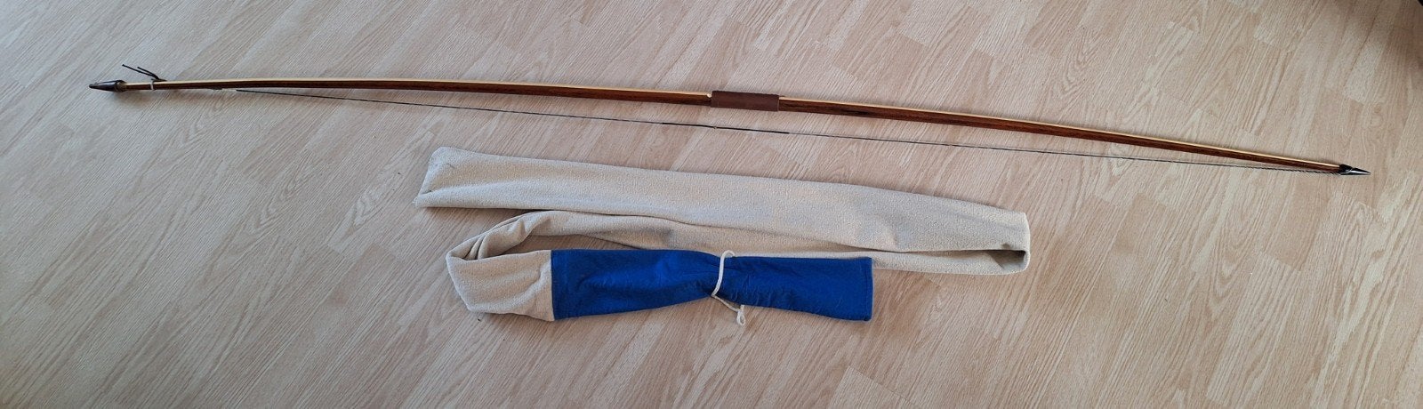 Handgemaakte Engelse traditionele Longbow Fairbow 35 # 28", Ophalen of Verzenden, Zo goed als nieuw