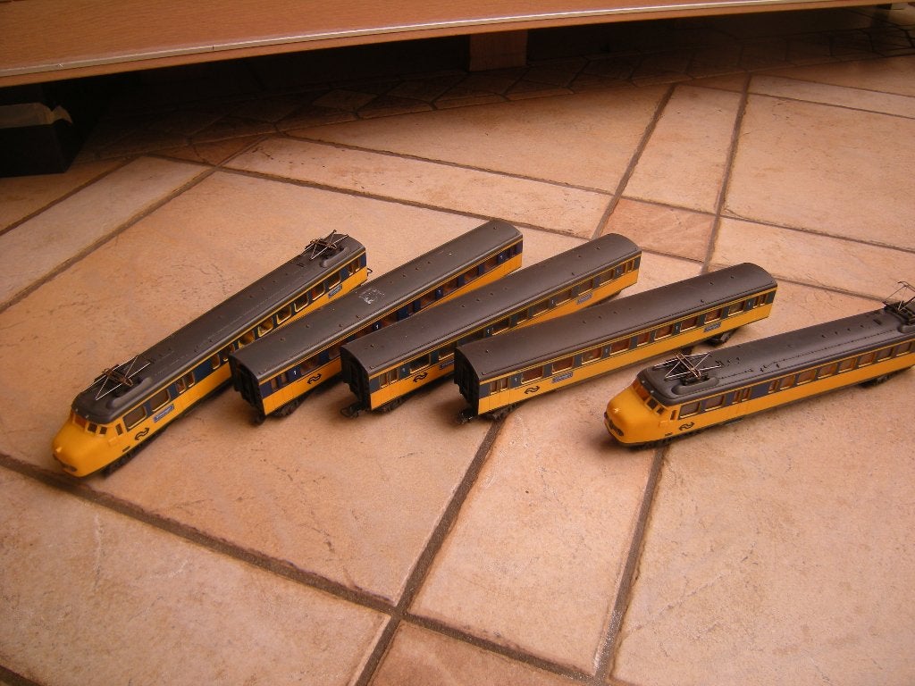 lima gele ns hondenkop trein, Wisselstroom, Ophalen of Verzenden, NS, Lima