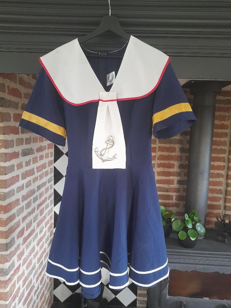 Zeemans vrouw jurk maat 40, Ophalen, Gedragen, Maat 38/40 (M), Carnaval