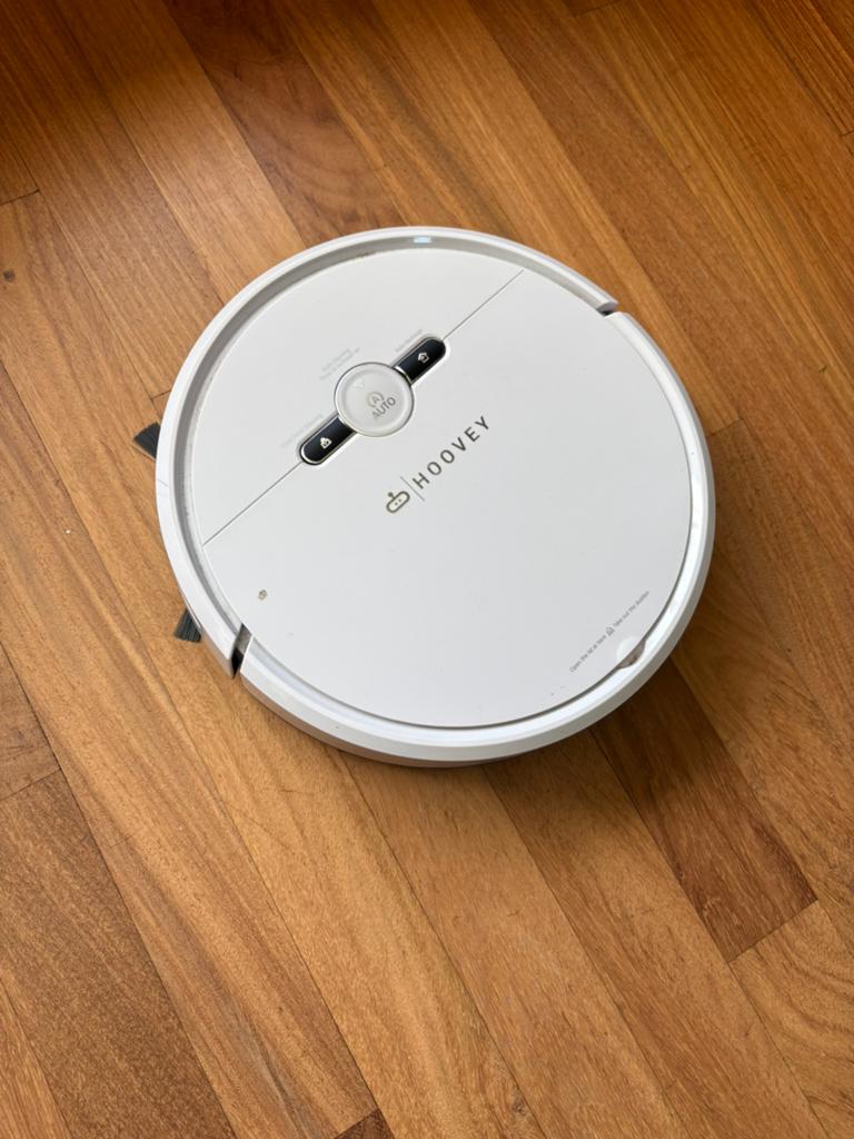 Hoovey robotstofzuiger met oplader, weinig gebruikt., Ophalen, Zo goed als nieuw, Robotstofzuiger