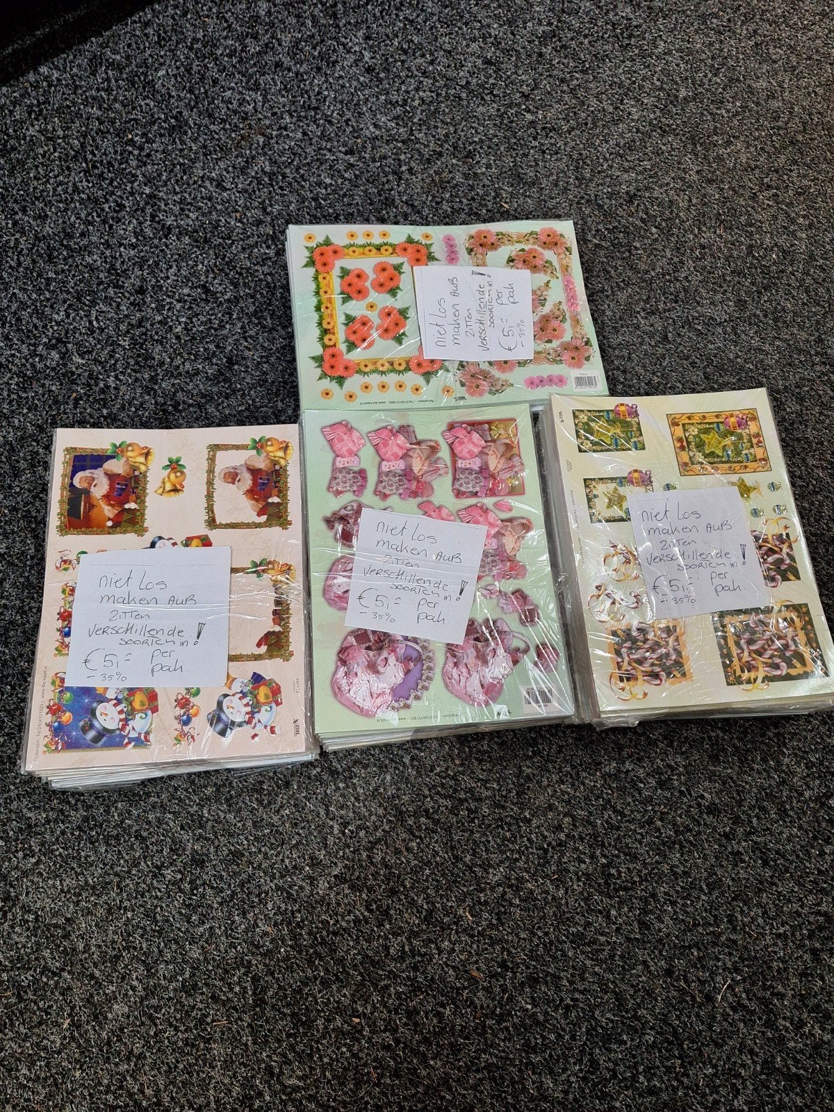 hobby paketten, Ophalen