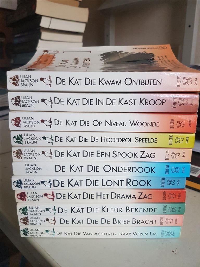 65x lillian jackson braun-de kat ... serie-goede staat, Boeken, Ophalen of Verzenden, Gelezen