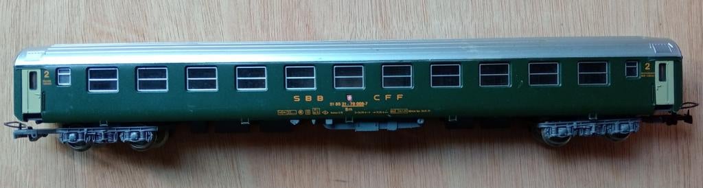 Jouef Zwitsers SBB rijtuig voor 'Fernzüge'., Hobby en Vrije tijd, Modeltreinen | H0, Gelijkstroom, Fleischmann, Wagon, Ophalen of Verzenden