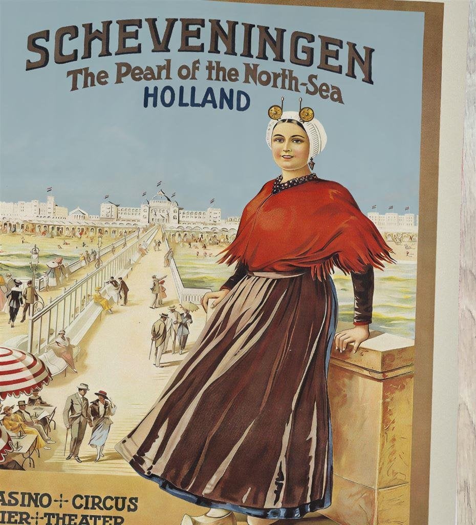 SCHEVENINGEN Den Haag Reis Poster affiche, Verzenden