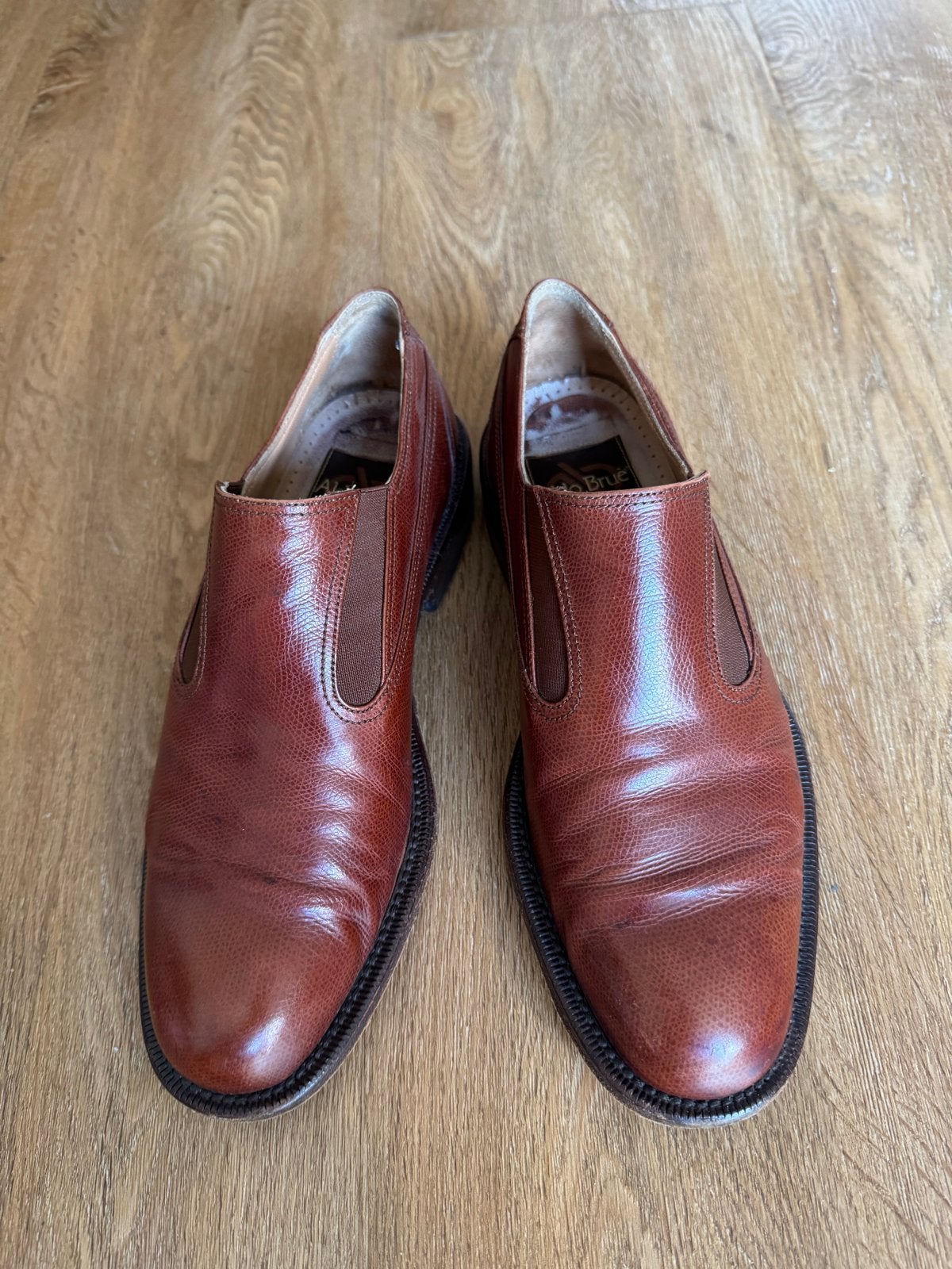 Aldo Brue Handgemaakte Italiaanse Schoenen maat 40, Kleding | Heren, Schoenen, Ophalen of Verzenden, Gedragen, Bruin, Loafers
