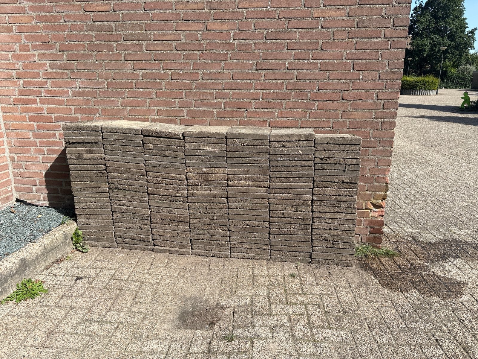 +-100 30x30 tegels, Ophalen, Gebruikt, 10 m² of meer, Beton