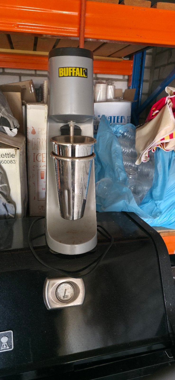 Buffalo Milkshake Mixer met bekers - Zo goed als nieuw, Ophalen of Verzenden