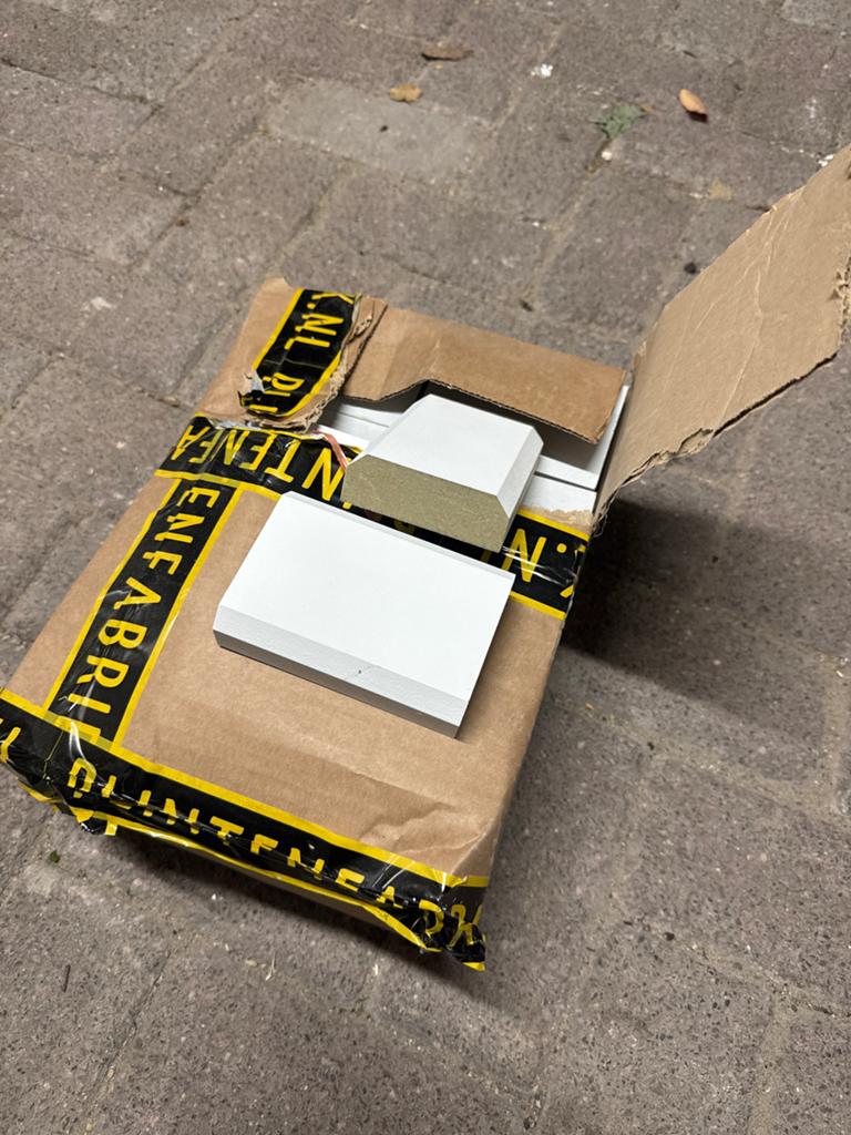 Witte MDF Plintneut - Nieuw in Verpakking 44 stuks, Ophalen, Overige typen, Nieuw, Mdf