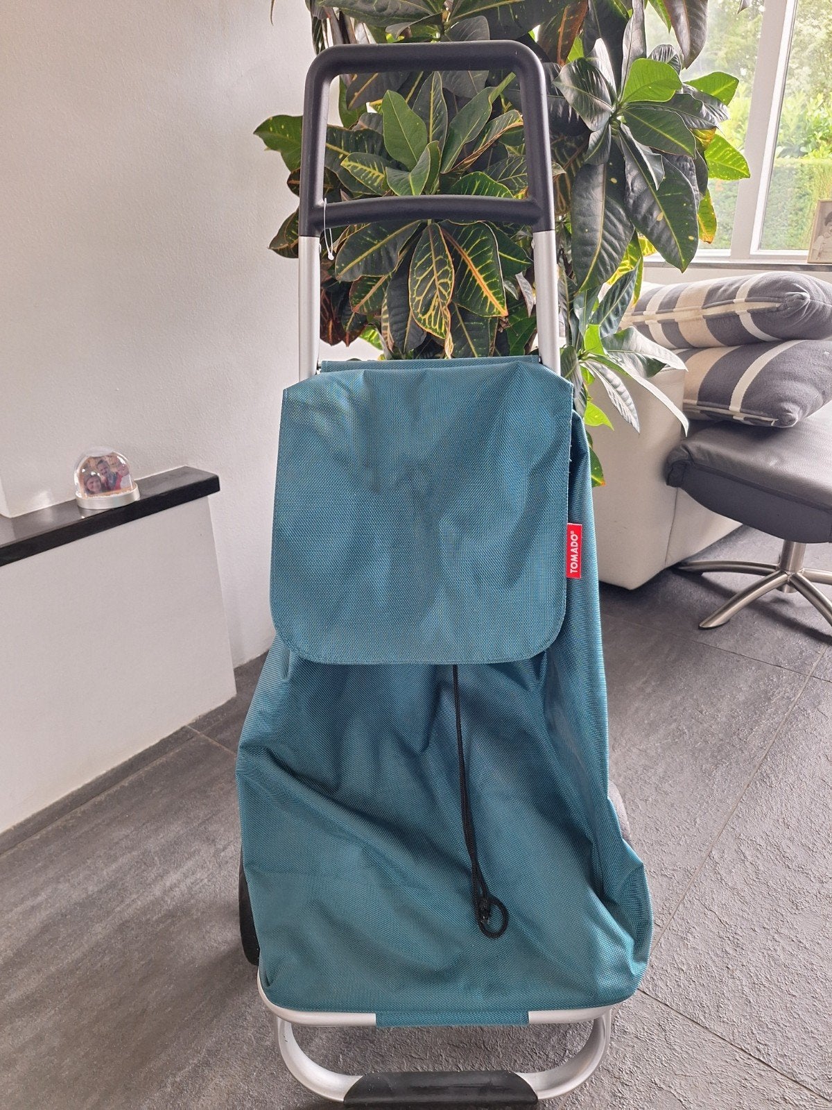 Boodschappentrolley Tomado, Ophalen, Zwart, 30 cm of meer, Minder dan 35 cm