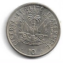 Haiti 10 cent 1975, Ophalen of Verzenden, Noord-Amerika