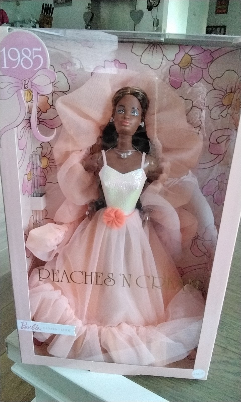 Barbie Peaches 'n Cream 1985 Signature Collectie Repro, Ophalen of Verzenden, Nieuw, Barbie