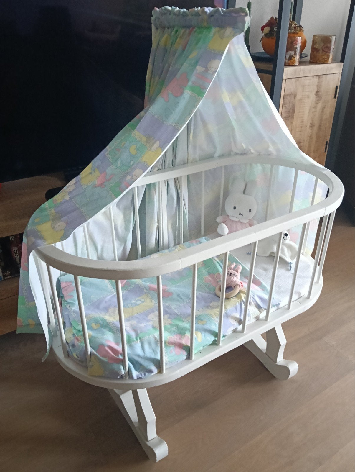 mooie baby wieg compleet., Ophalen, Zo goed als nieuw, Wieg