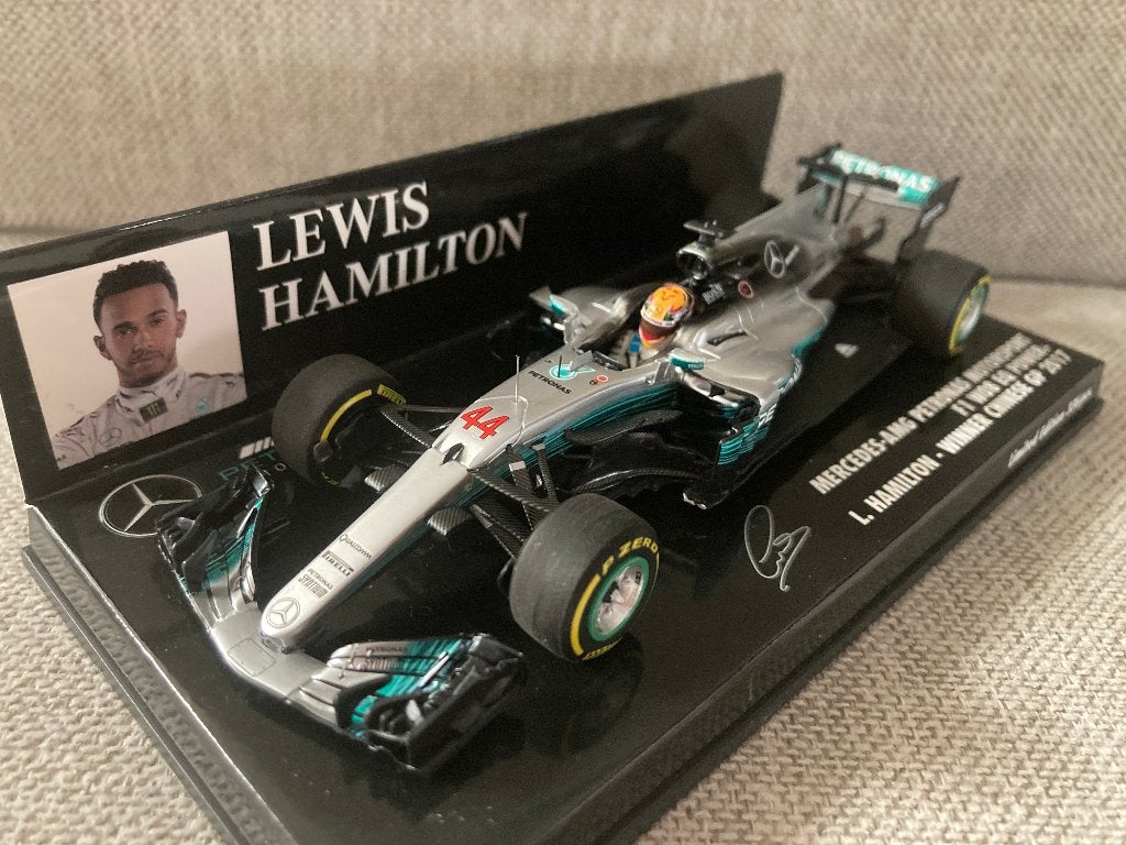 ✅ Lewis Hamilton 1:43 Winner Chinese GP 2017 Mercedes F1, Ophalen of Verzenden, Nieuw, Formule 1
