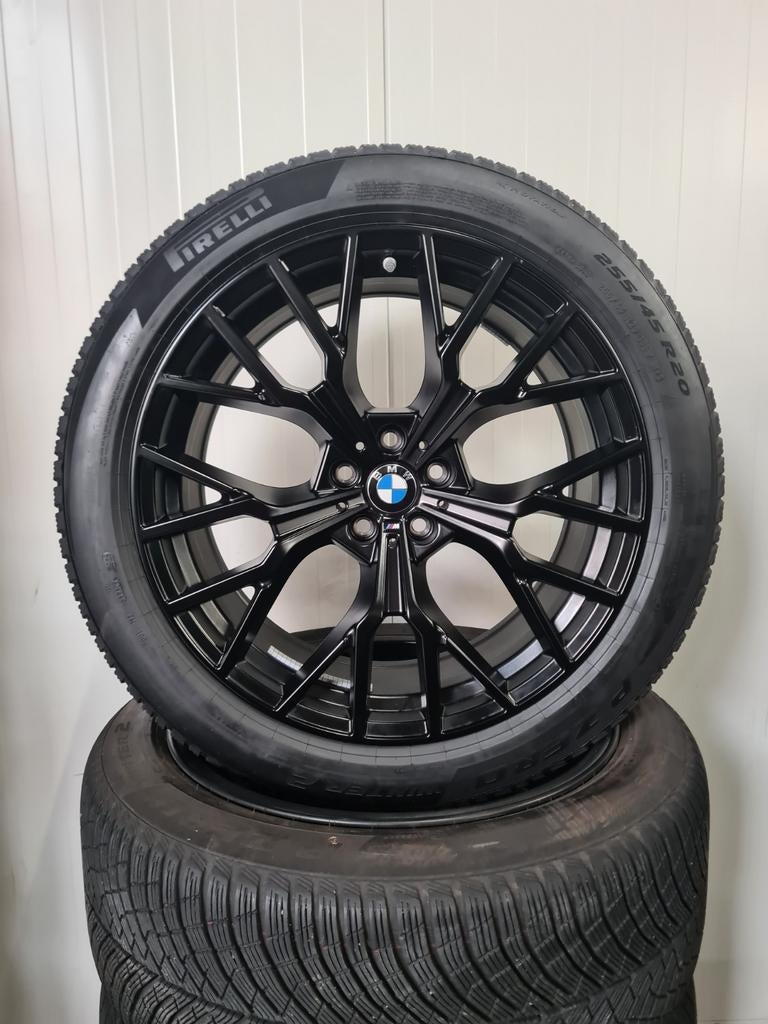 20' BMW X3 G45 7 Serie i7 G70 Styling 911M met winterbanden, 255 mm, Banden en Velgen, Personenwagen, 20 inch