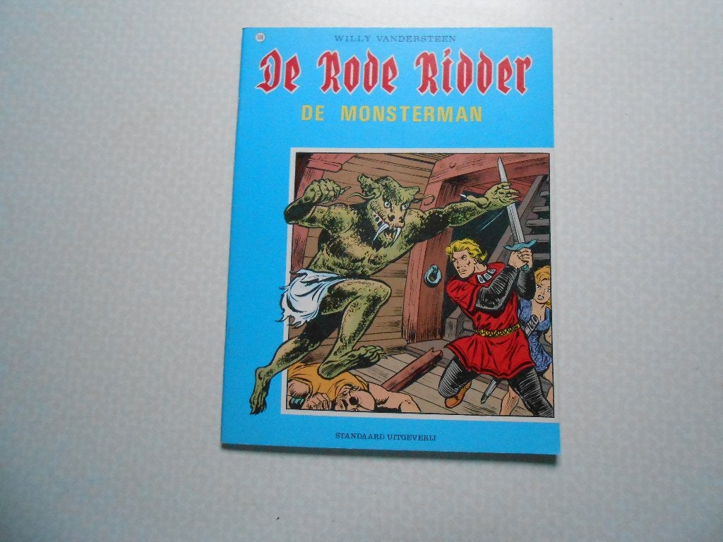 Rode ridder 104 De monsterman 1983 1 ste druk., Willy Vandersteen, Eén stripboek, Nieuw, Ophalen of Verzenden