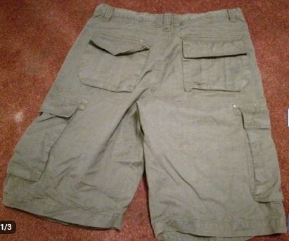 nog Nieuw cargo Korte broek bruin groen ruiten XL ( W36 ), Ophalen of Verzenden, Nieuw, Maat 56/58 (XL), Bruin