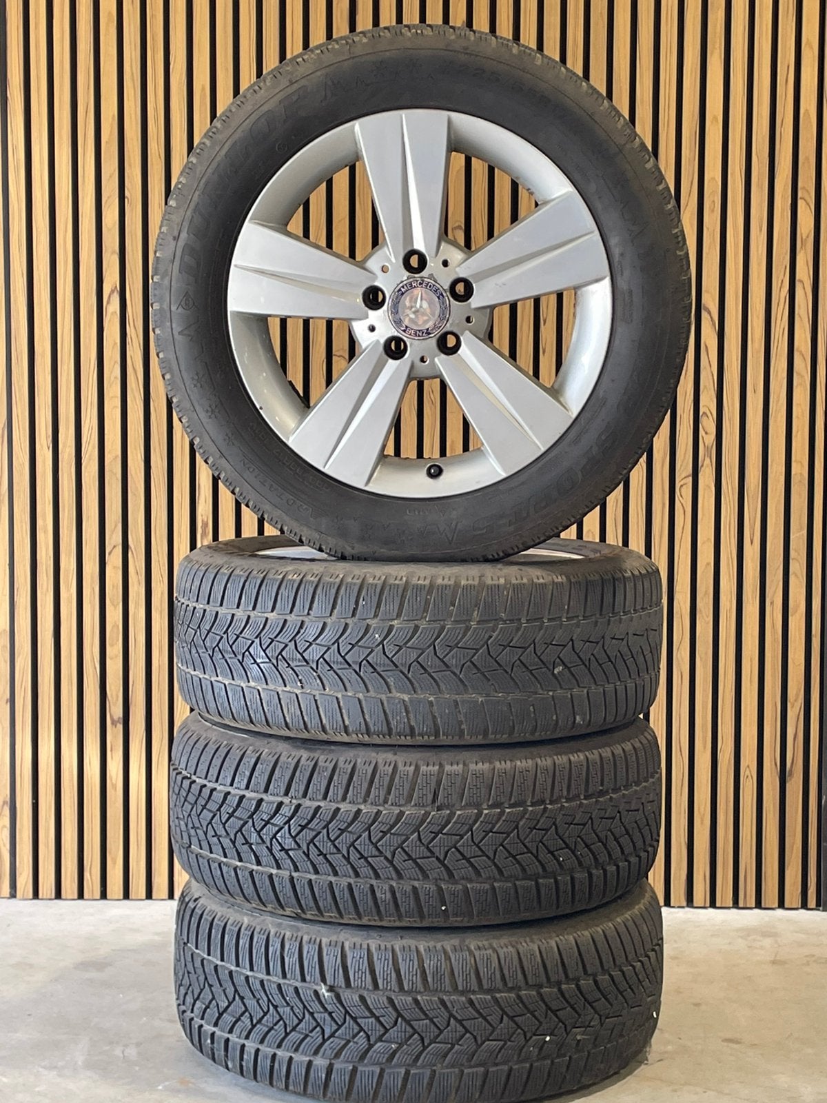 17 inch Vito 2013 winterset Dunlop, Ophalen, Banden en Velgen, 17 inch, Winterbanden
