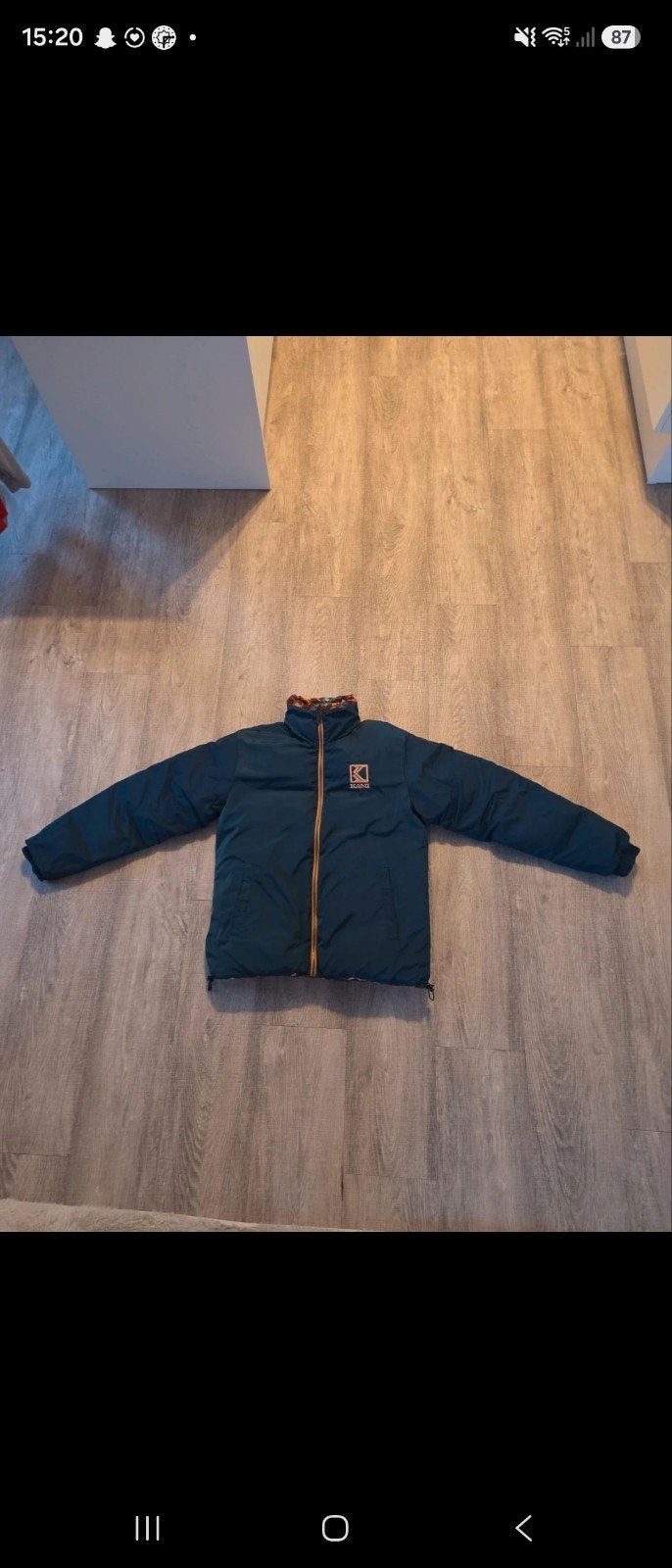 Karl Kani Reversible Puffer Jacket - Maat M, Ophalen of Verzenden, Zo goed als nieuw, Karl Kani, Meerkleurig