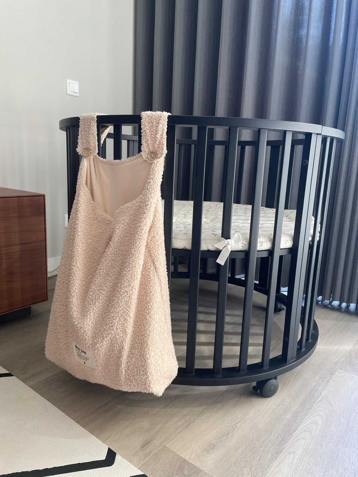 Europe Baby Box rond Mat Zwart, Ophalen, Gebruikt, Rond, Wieltjes