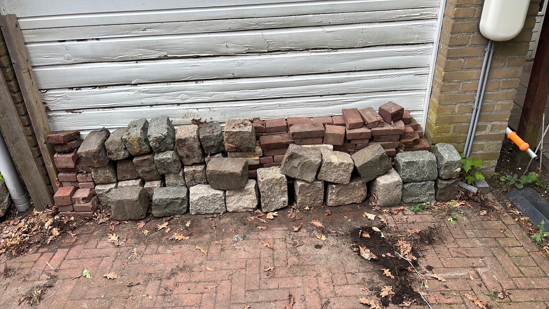 Stenen voor bestrating en sier, Tuin en Terras, Ophalen, Gebruikt, Beton, Klinkers