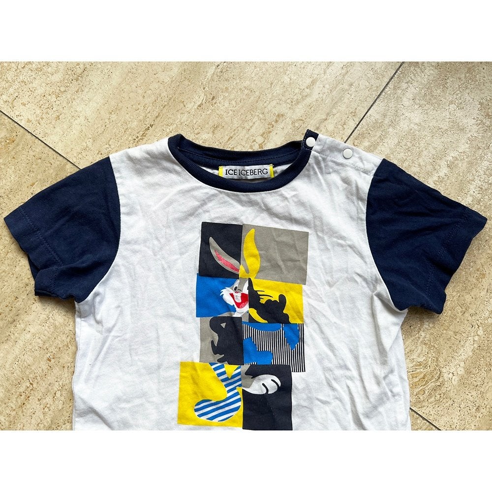 Super Leuk ICEBERG Shirtje - 00 (Maat 24M/cm.92) € 15,-, Kinderen en Baby's, Jongetje of Meisje, Ophalen of Verzenden, Zo goed als nieuw