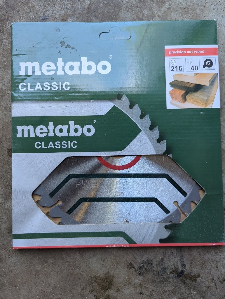 Metabo KGS 216 zaagblad 21x30x40, Ophalen, Nieuw, Afkortzaag, 30 tot 70 mm