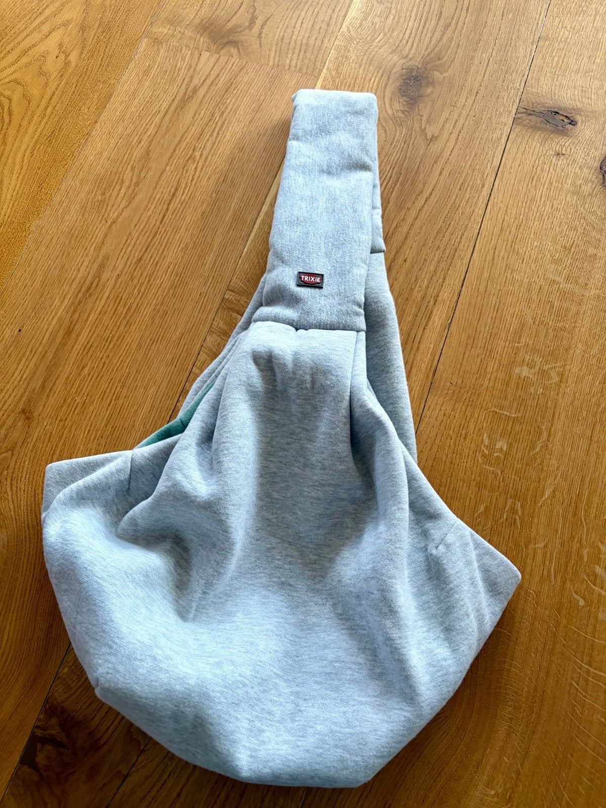 Trixie Junior Hondentas - Buikdrager Lichtgrijs / Mintgroen, Ophalen of Verzenden, Nieuw, Draagtas/-zak