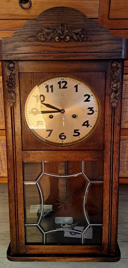 Junghans oude wandklok, Antiek en Kunst, Antiek | Klokken, Ophalen