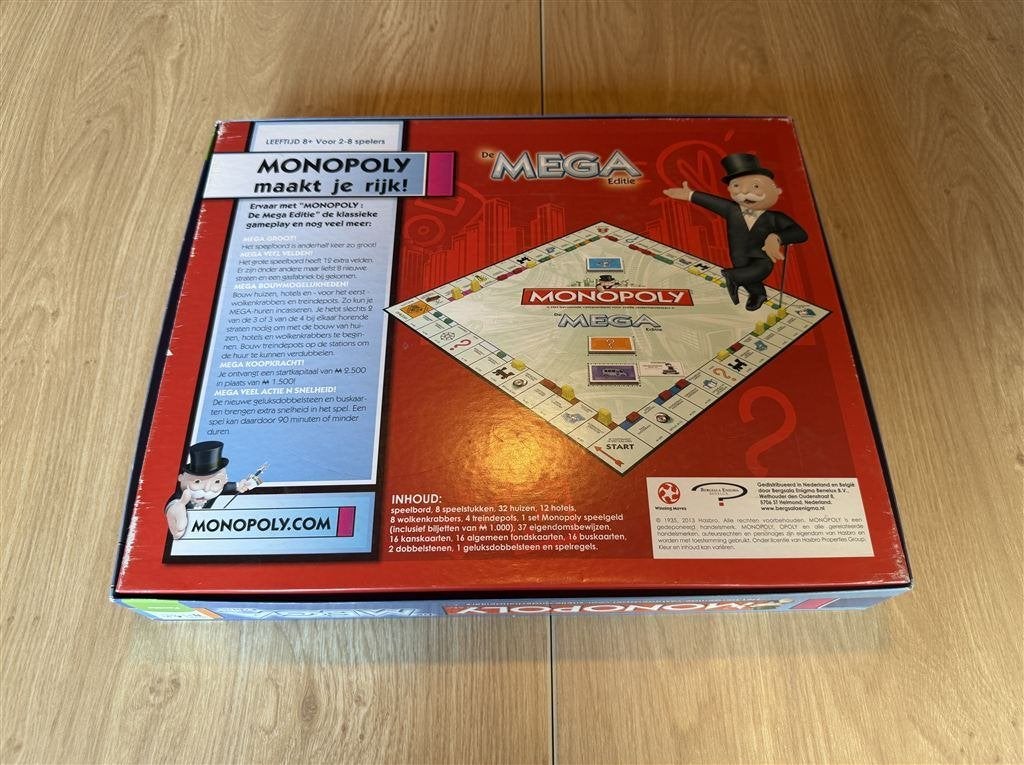 monopoly mega - S7266, Hobby en Vrije tijd, Ophalen of Verzenden, Zo goed als nieuw