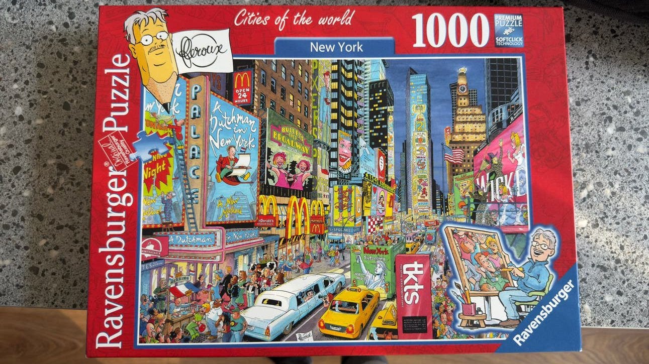Ravensburger Legpuzzel New York 1000 stukjes, Ophalen, 500 t/m 1500 stukjes, Gebruikt, Legpuzzel