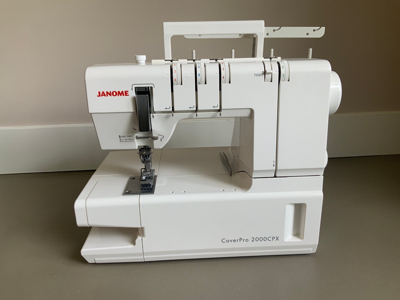 Janome 2000 cpx coverpro coverlockmachine, Ophalen of Verzenden, Zo goed als nieuw