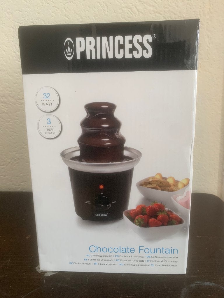 Princess chocolade fontein, Ophalen, Nieuw, Elektrisch, Fondueset