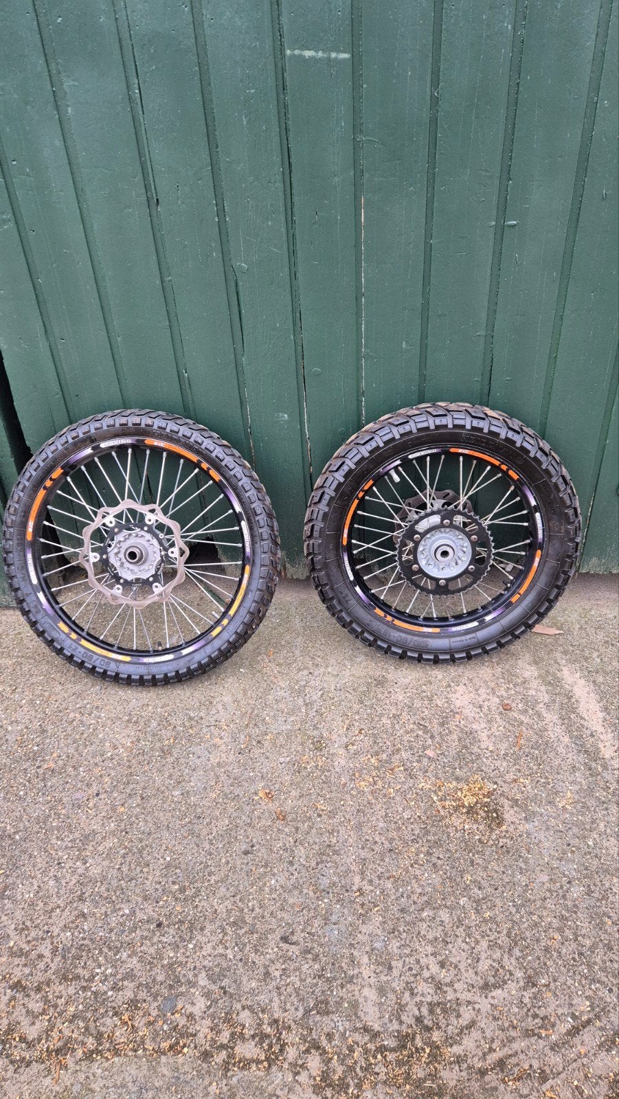 Wielen met enduro banden Ktm exc 500, Ophalen of Verzenden