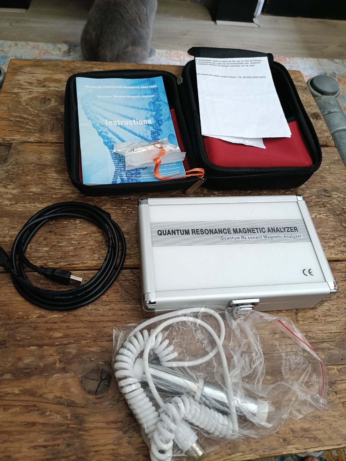 Quantum Resonant Magnetic Analyzer - Compleet Pakket, Ophalen of Verzenden, Zo goed als nieuw