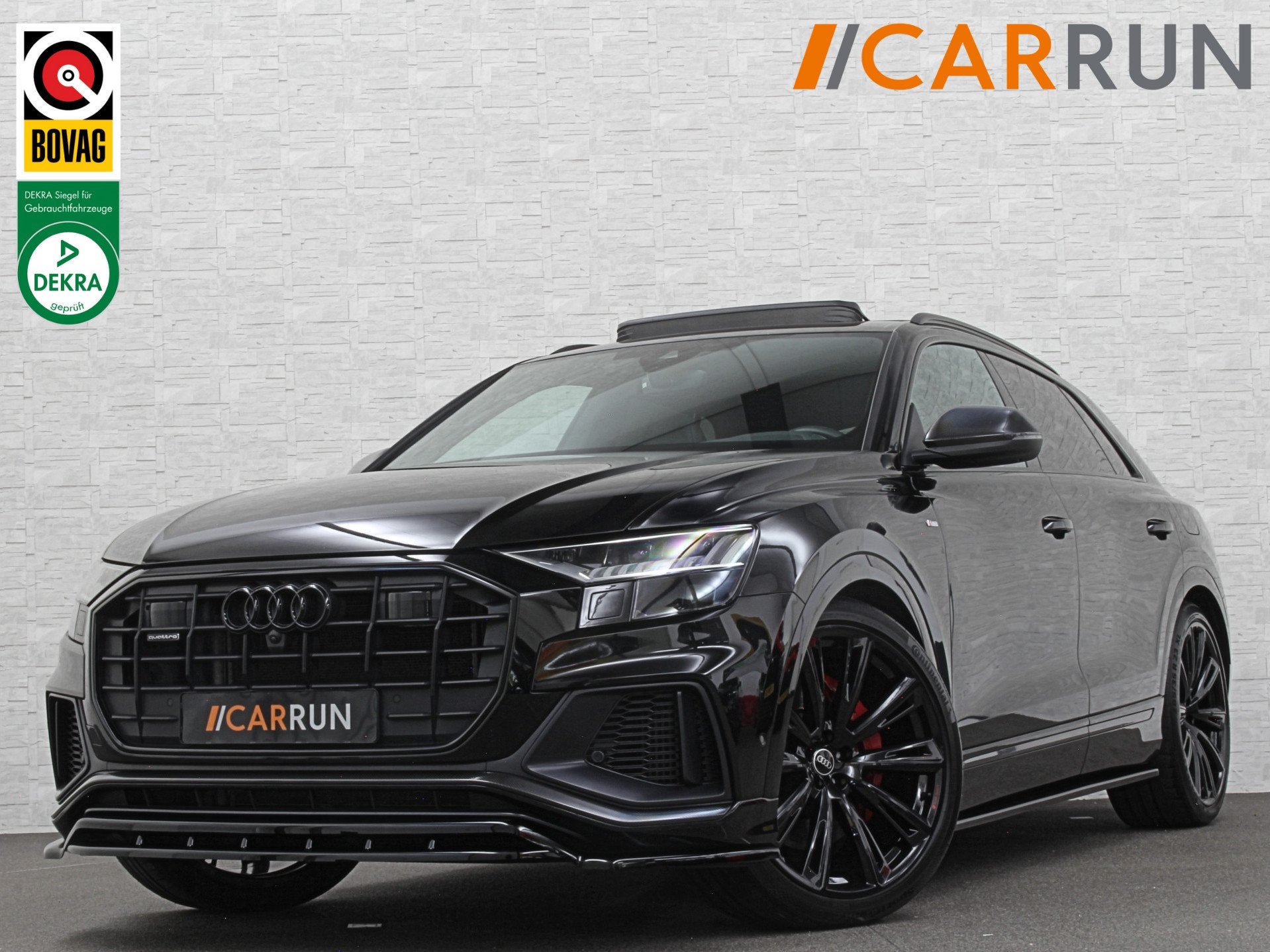 Audi Q8 60e 462PK Competition Plus | #RS-Seats | Carbon | B&, Auto's, Gebruikt, Zwart, Q8, Zwart