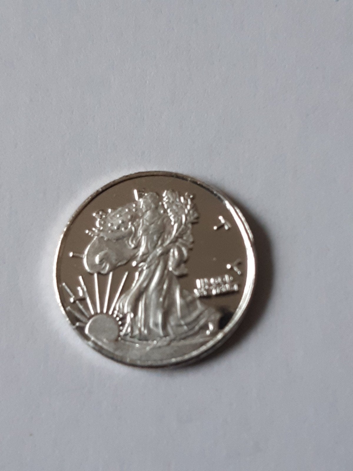 1 gram fine silver liberty baartje usa  kk f.23.1, Ophalen, Noord-Amerika