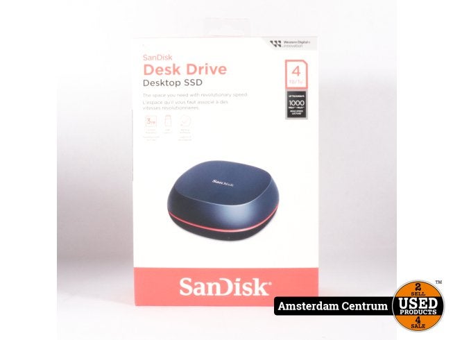 SanDisk Desk Drive Desktop SSD 4TB - Nieuw, Sandisk, Nieuw, Support@sandisk.com, Western Digital Technologies, Inc.,
951 SanDisk Drive,
Milpitas, CA 95035,
United States