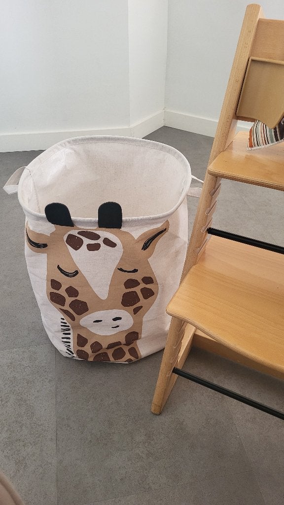 Grstis giraffe wasmand, Ophalen, Wanddecoratie