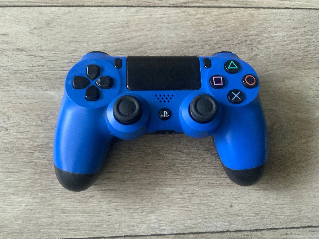 Playstation 4 - Dual Shock Controller PS4 Blauw, Overige genres, 1 speler, Ophalen of Verzenden, Zo goed als nieuw