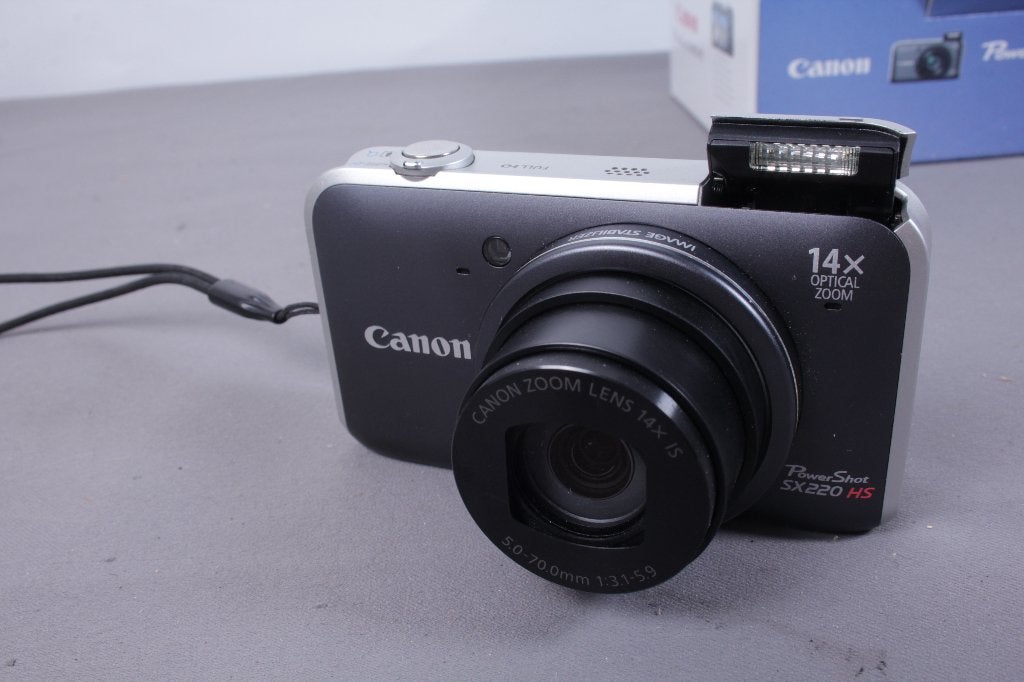 H02 Canon Powershot SX220 HS, Beeldstabilisatie, Gebruikt, Canon, 12 megapixels